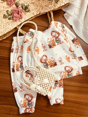 بلوز و شلوار بچگانه جوجی‌ها