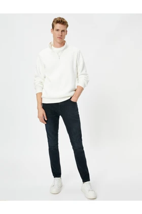 شلوار جین Skinny Fit - Michael Jean 4WAM40150ND