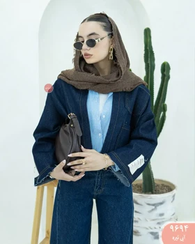 کت جین آستین مارک 9694