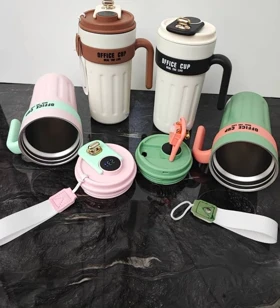 تراول ماگ درجه دار دسته دار