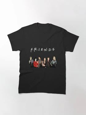 تیشرت فرندز طرح لوگو سریالfriends کد 94155