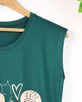 تاپ زنانه نخی چاپی