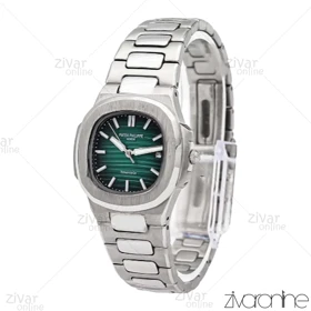 ساعت پتک فیلیپ ناتیلوس زنانه صفحه سبز آبی 106038