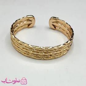 دستبند النگویی ژوپینگ زنانه طرح طلا کد 3981