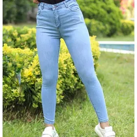 شلوار جین یخی سوپرکش ترک قد 85 و 90