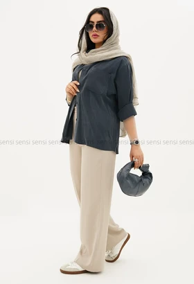 شلوار بگ کرپ پرادا کد1005731