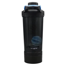 شیکر دو تیکه اسمارت شیک مدل Shake it دودی ظرفیت 0.5 لیتر