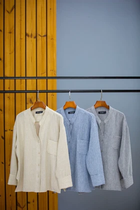 مانتو ملانژ خطی ZARA