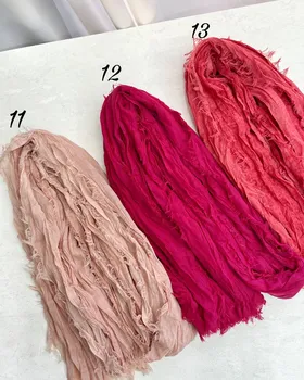 شال نخ پنبه چروک دورریش 3914