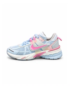 کفش کتانی زنانه مدل نایکی آبی صورتی (بالاترین کیفیت ایران) NIKE V2K