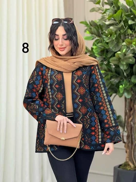 مانتو طرح دار توسکا