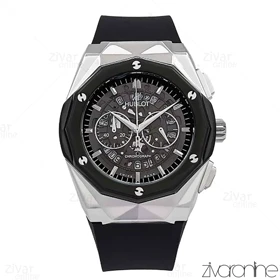 ساعت هابلوت مردانه کلاسیک فیوژن چند ضلعی صفحه اسکلتون 106792