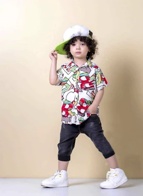 ست سه تیکه هاوایی بچه گانه