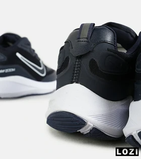 کفش کتانی مردانه و زنانه سرمه ای سفید نایک NIKE air zoom