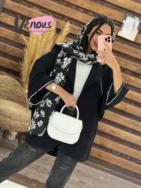 مانتو لینن پانچ مغزی دوزی