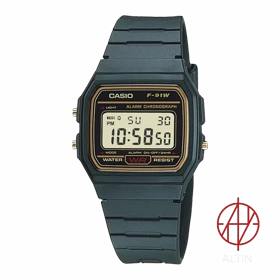 ساعت مچی دیجیتال کاسیو Casio مدل F91WG-9QDF اورجینال با تم طلایی