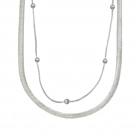 گردنبند زنانه مدل ماری توپی