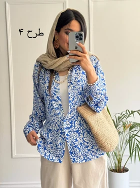 شومیز مانتویی سیلک