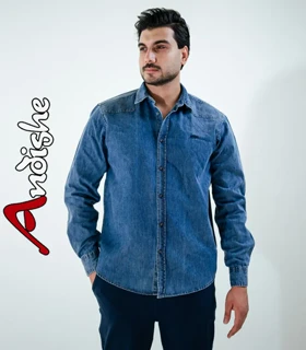 پیراهن جین مردانه مدل بایکان