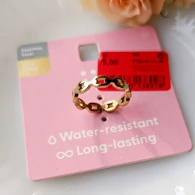 انگشتر زنجیری استیل