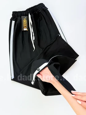 شلوار بگ تیپ دورس بغل دکمه چاک‌دار