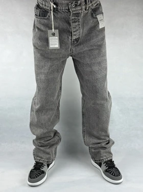 شلوار بگ مردانه طوسی ساده 153