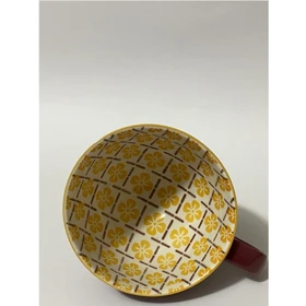 فنجان لته خوری طرح دار رنگی دنی هوم / BA58