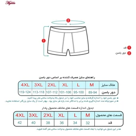 شورت پادار مردانه رنگ مشکی برهان تن پوش مدل 17-04 بسته 8 عددی