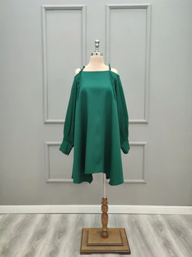 پیراهن کوتاه سرشونه بندی 201