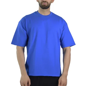 تیشرت باکسی اسپرت بیسیک مدل ZRA-4B0273 آبی