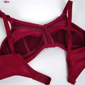 سوتین زنانه رنگ زرشکی ماییلدا کد 3305-1