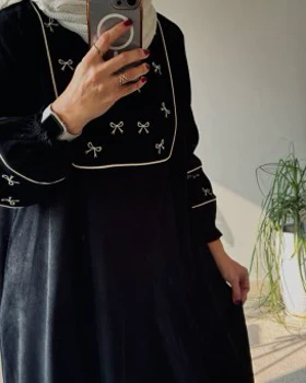 مانتو عبایی پاپیون 2