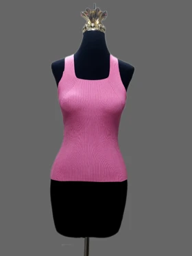 تاپ کبریتی پشت ضربدری بند پهن زنانه کد1570