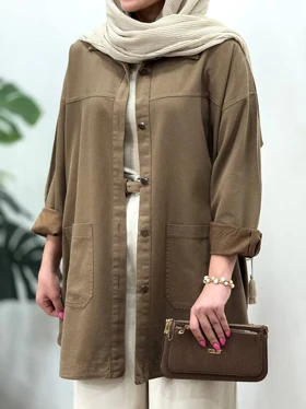 مانتو کتان بلند سلین 8