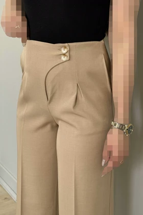 شلوار گاواردین دو دکمه