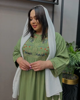 پیراهن ساحلی سوزن دوزی بلوچی