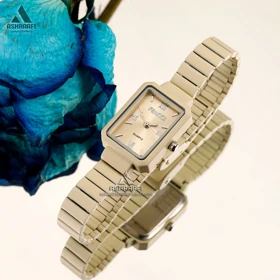 ساعت زنانه مستطیلی Fencci 880 (کرم)