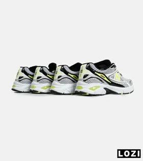کفش کتانی مردانه و زنانه سفید مشکی لیمویی NEW BALANCE 1064 V.2
