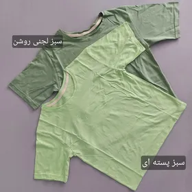 تیشرت کوتاه بیسیک زنانه 38 تا 44