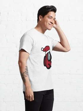 تیشرت با طرح Santa AmongUs امانگ اس کد 28311