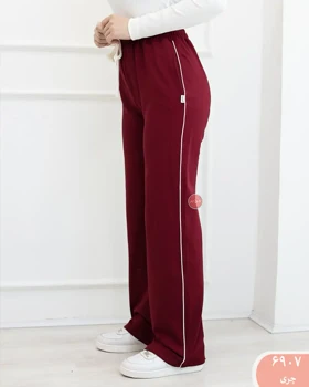 شلوار نیم بگ مغزی دوزی 6907