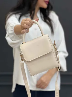 کیف ساده مکعبی دسته دار