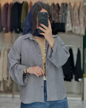 شومیز آستین پاکتی
