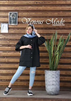 مانتو عروسکی آستین چین‌دار