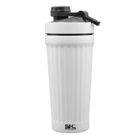 شیکر استیل ورزشی یک تیکه اسپورتیوم مدل Grooved ظرفیت 0.75 لیتر