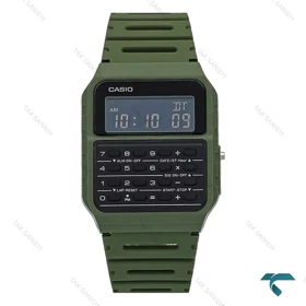 ساعت مچی کاسیو CA-53W ماشین حسابی زنانه مردانه سبز Casio-7438-U