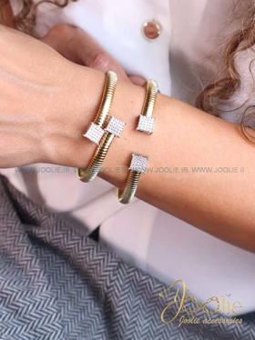 دستبند طرح طلا بولگاری مدل B2166