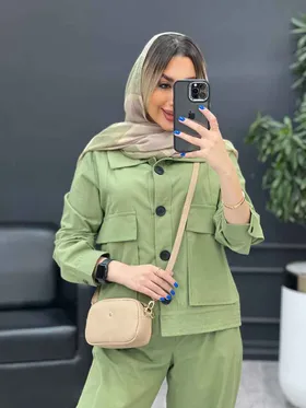 ست مانتو و شلوار افرا