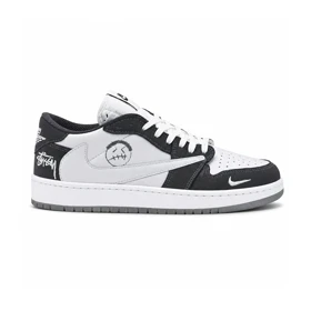 کفش و کتانی مردانه مدل نایک ترویس NIKE TRAVIS رنگ سفید طوسی کد 30958