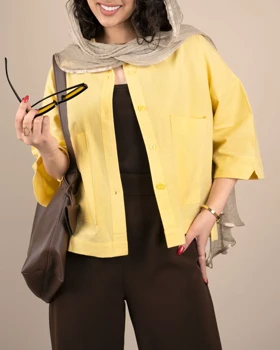 شومیز لینن آترین کد 009